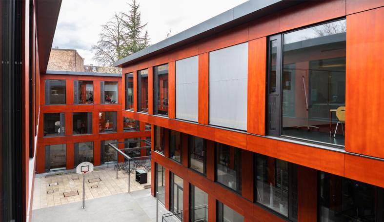 Standort Basel Eulerhof Innenhof